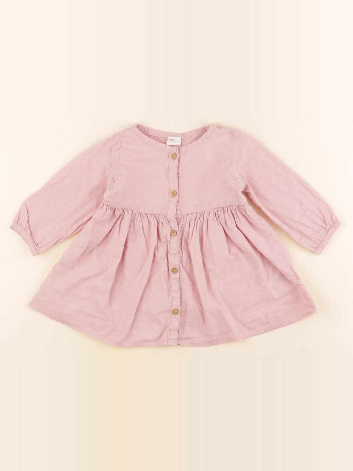 H&M - robe rose - 6/9 mois