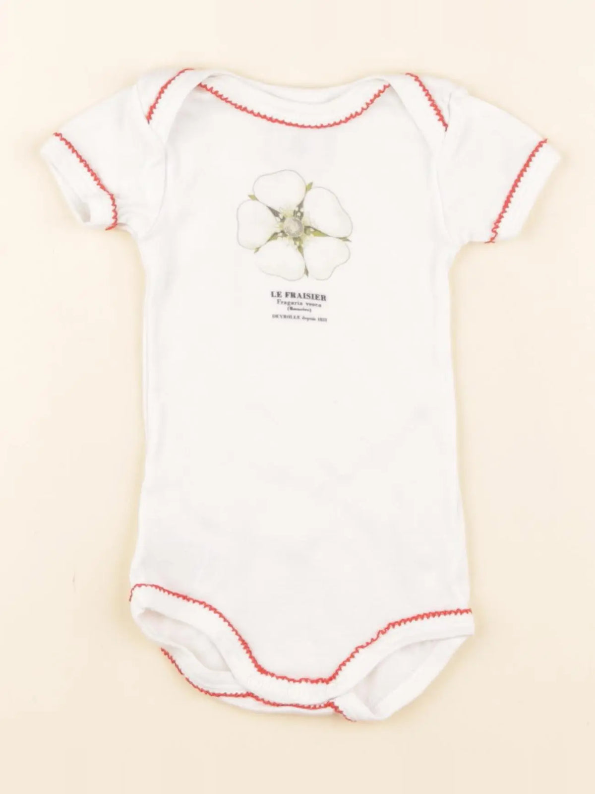 Petit Bateau - body blanc - 6 mois