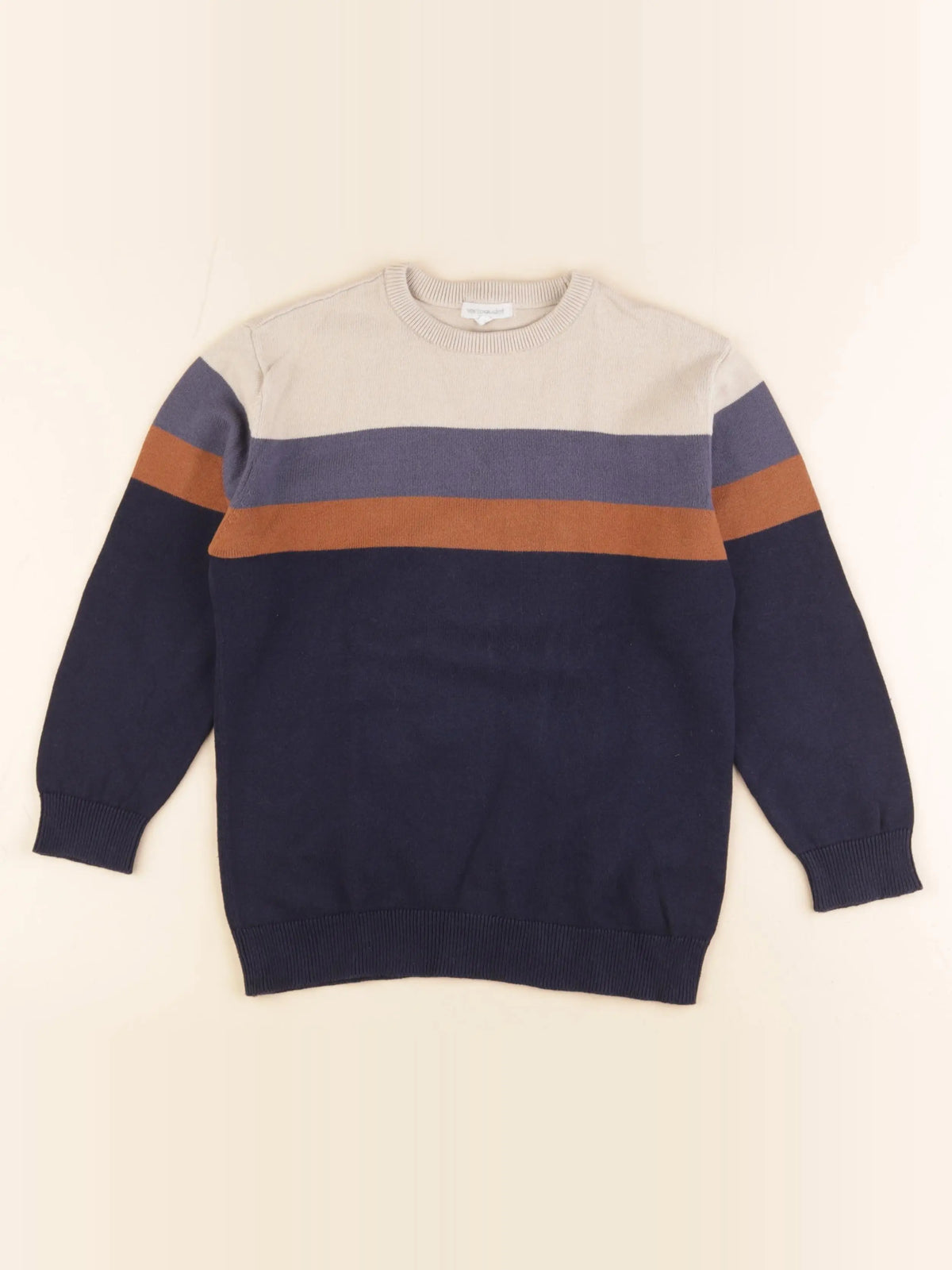Vertbaudet - pull multicolore - 8 ans
