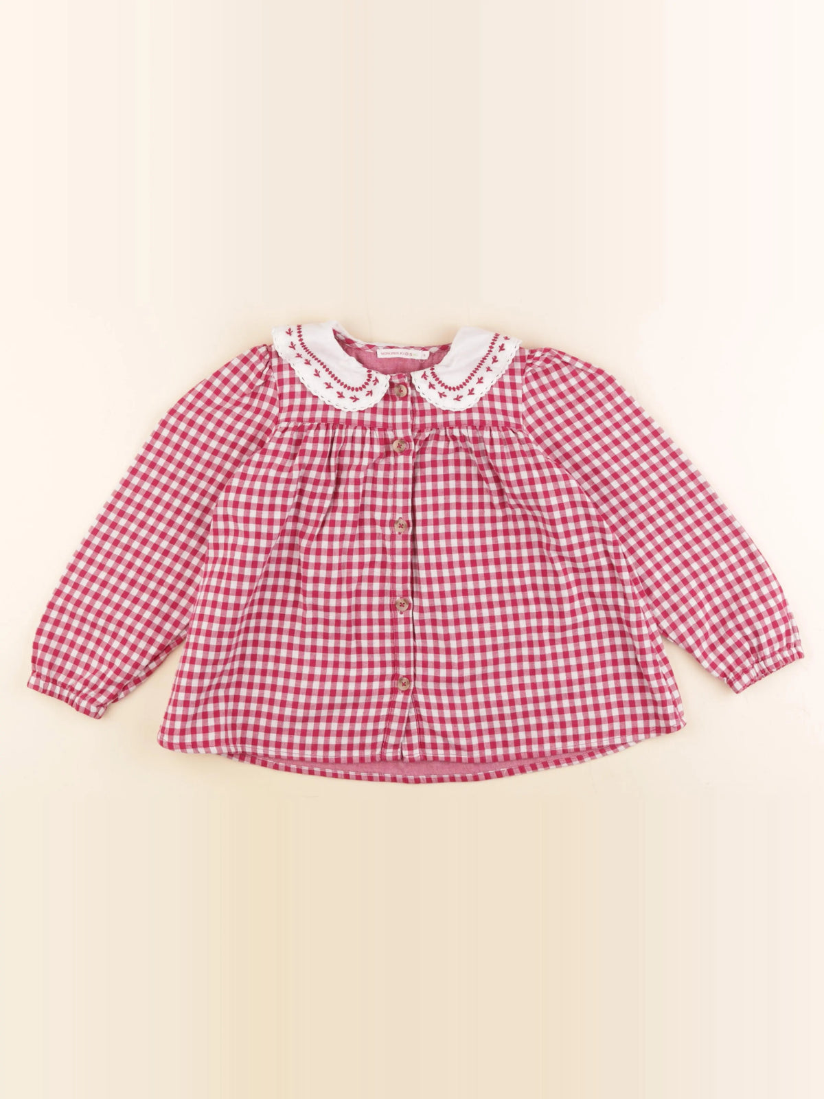 Monoprix - blouse rose - 8 ans