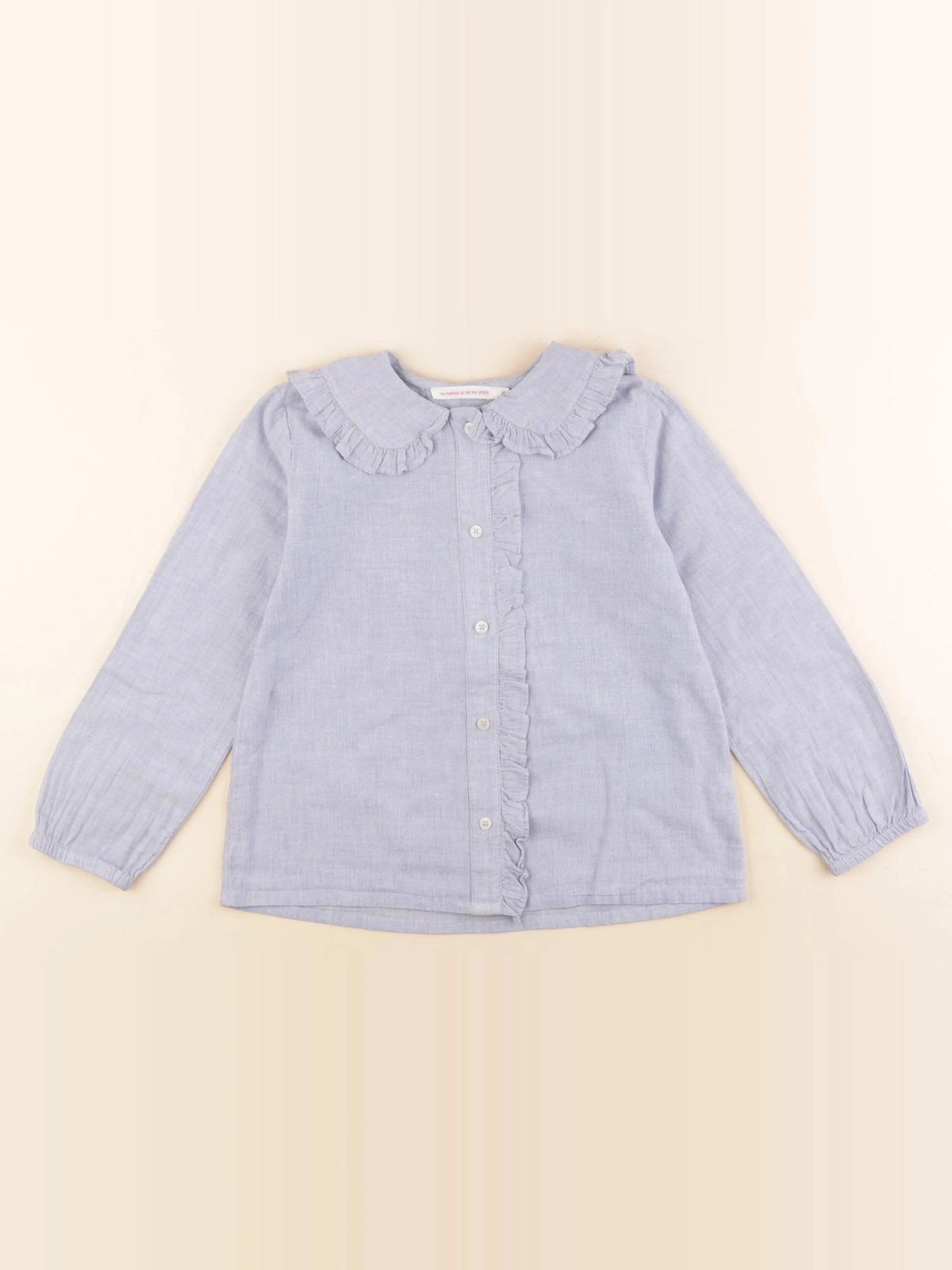Monoprix - blouse bleu - 8 ans