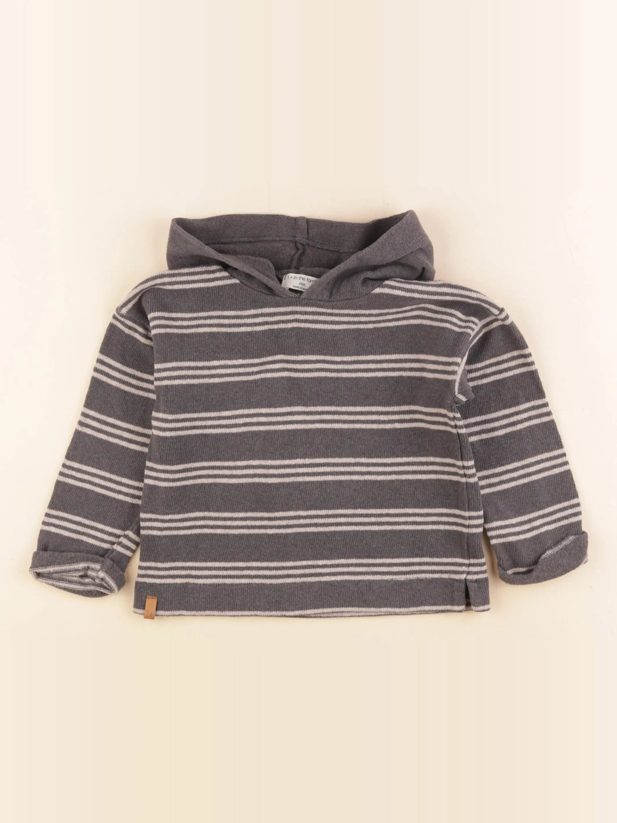1+ In the family - pull gris - 24 mois
