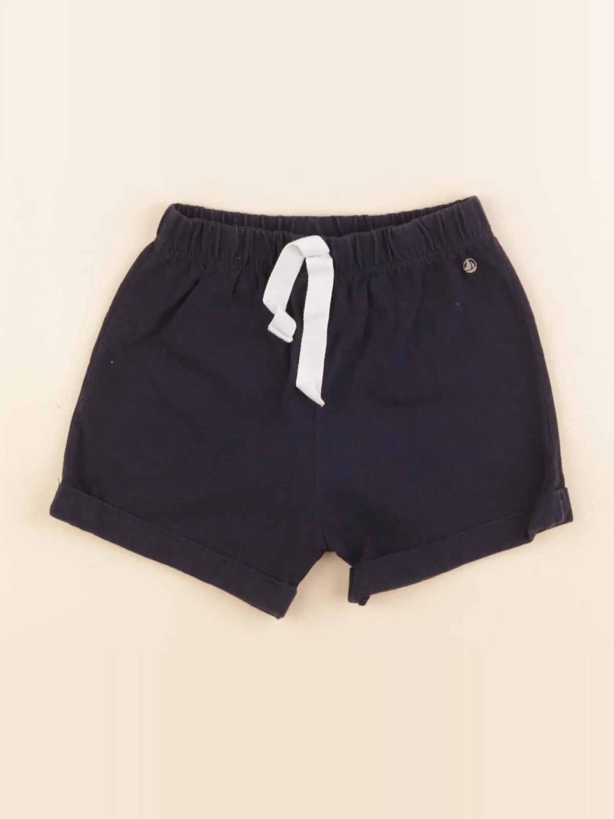Petit Bateau - short bleu - 36 mois
