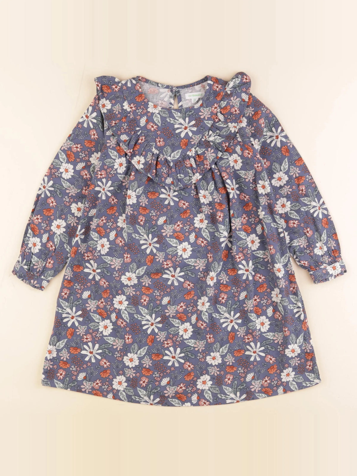 Vertbaudet - robe multicolore - 5 ans