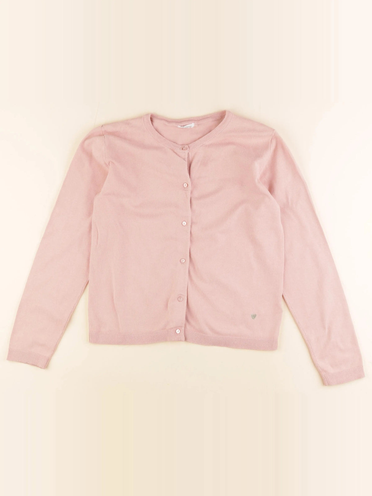Vertbaudet - gilet rose - 12 ans