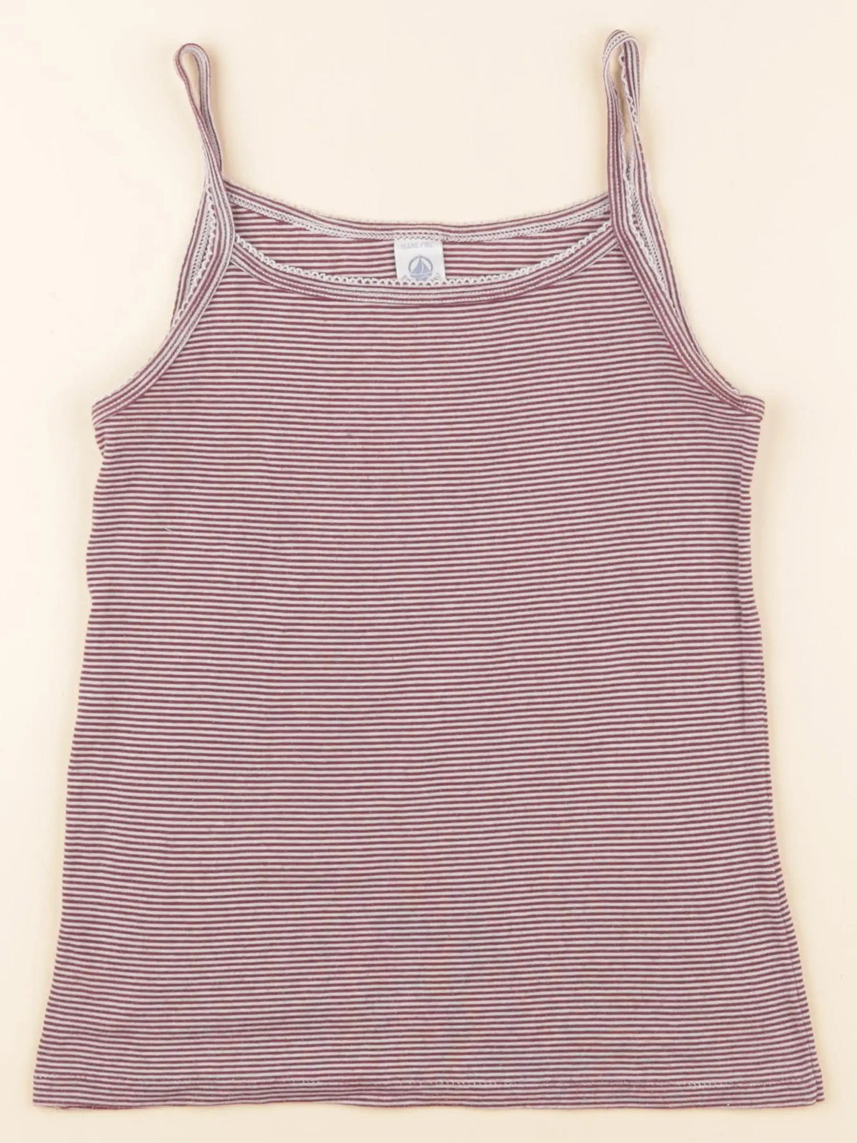 Petit Bateau - maillot de corps rouge - 16 ans