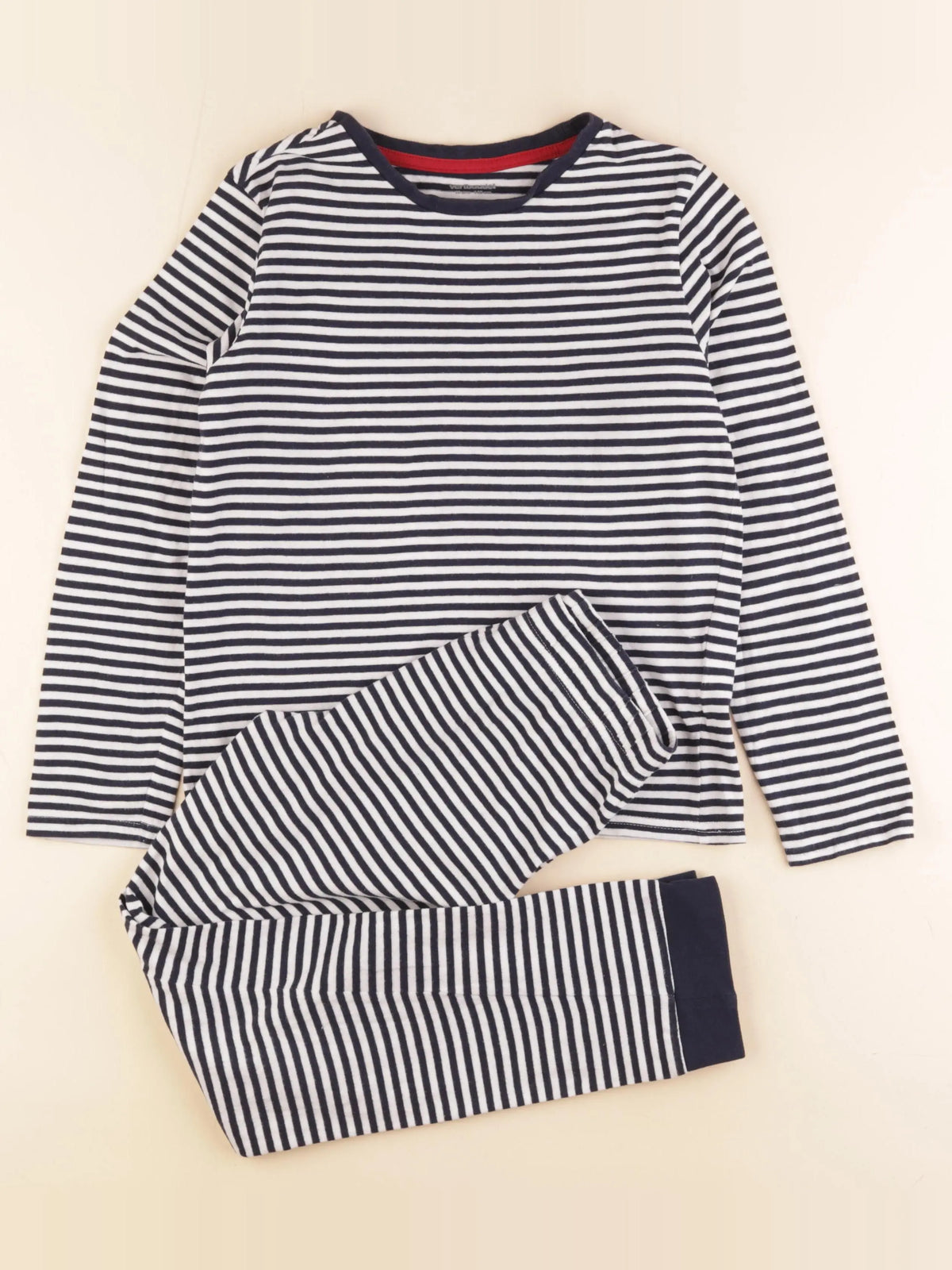 Vertbaudet - pyjama coton bleu - 10 ans