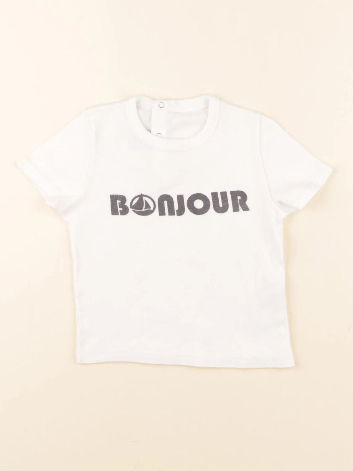 Petit Bateau - tee-shirt blanc - 24 mois