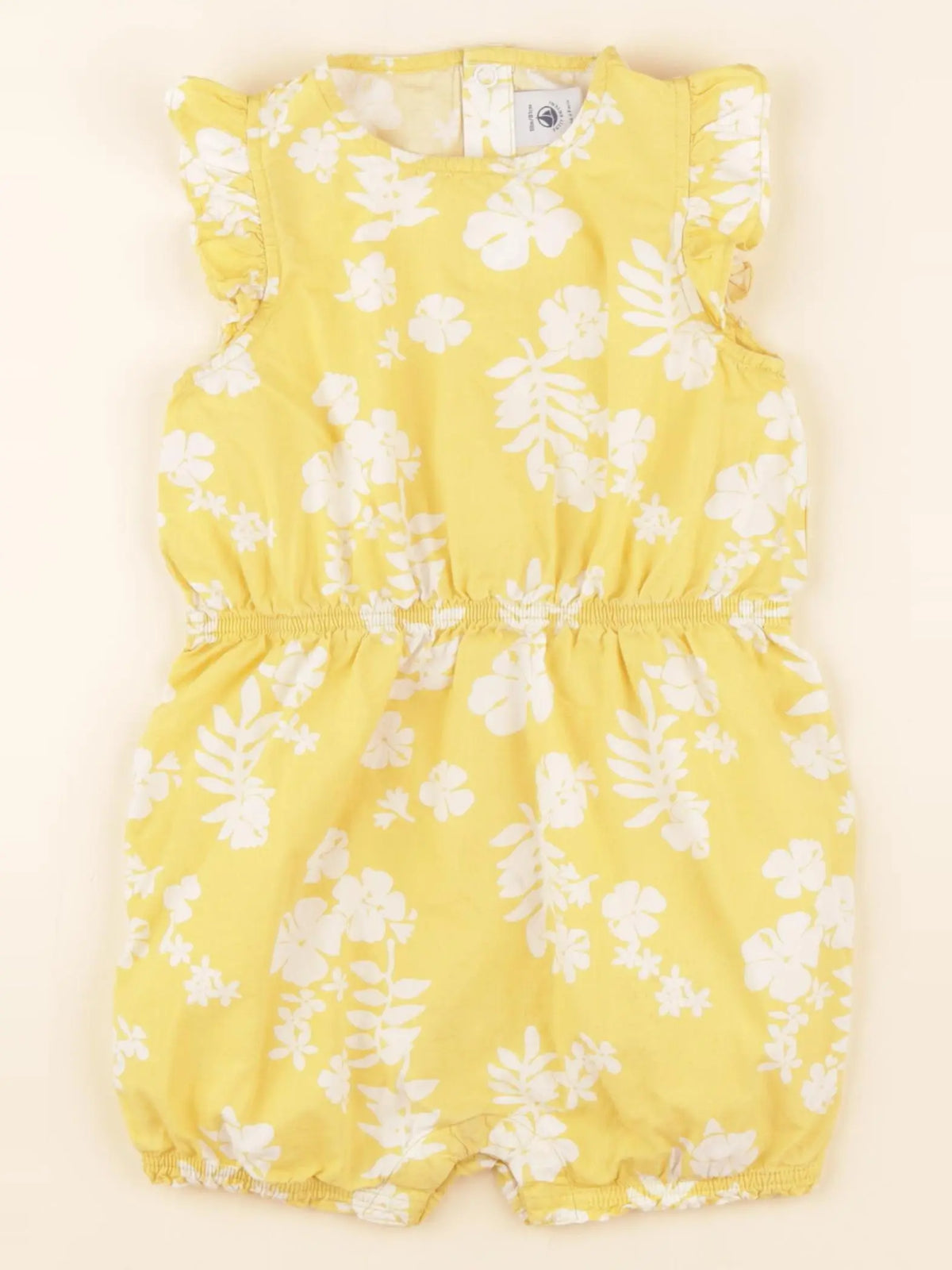Petit Bateau - combinaison jaune - 18 mois