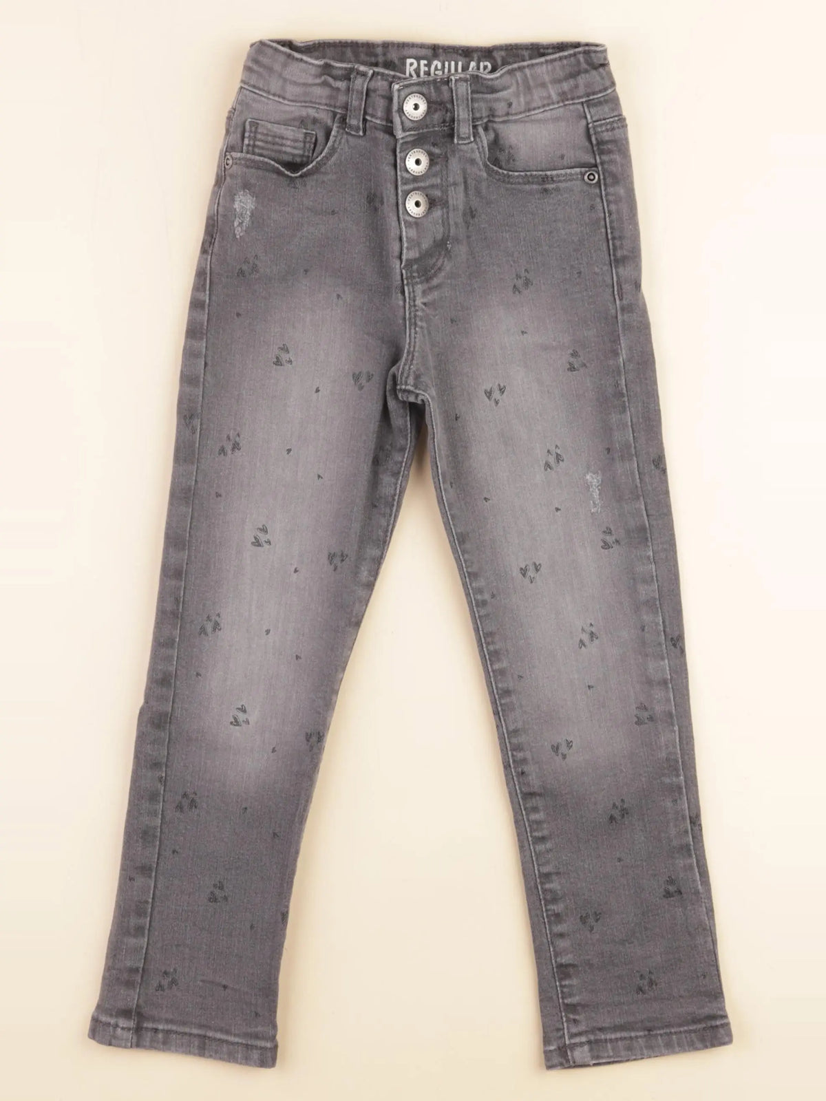 Vertbaudet - jean gris - 4 ans