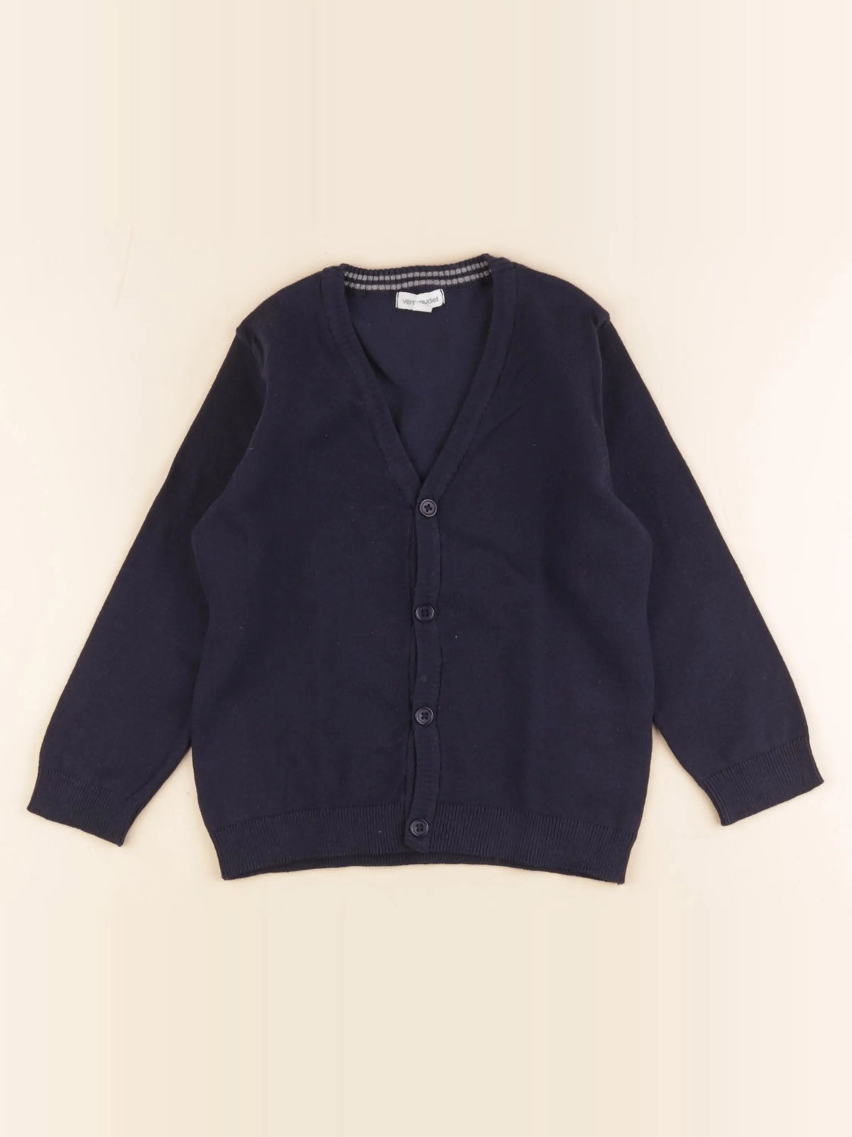 Vertbaudet - gilet bleu - 4 ans