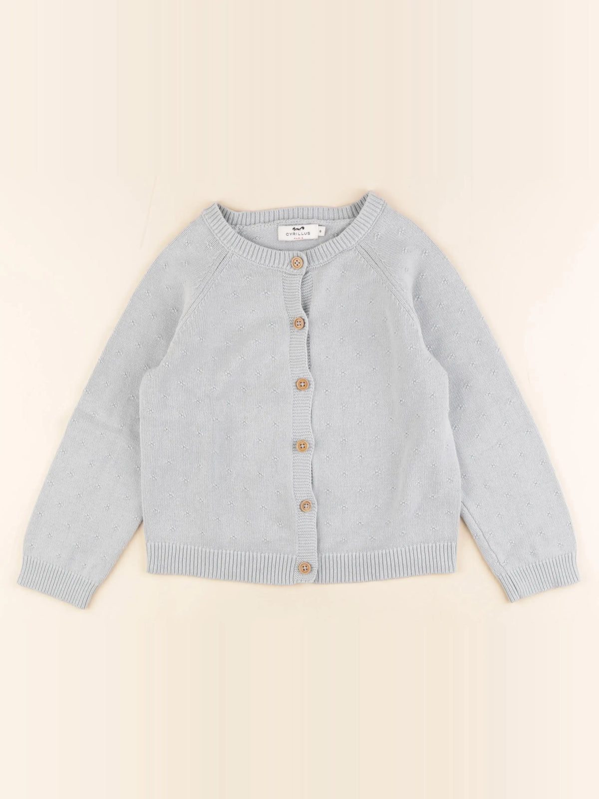 Cyrillus - gilet bleu - 8 ans