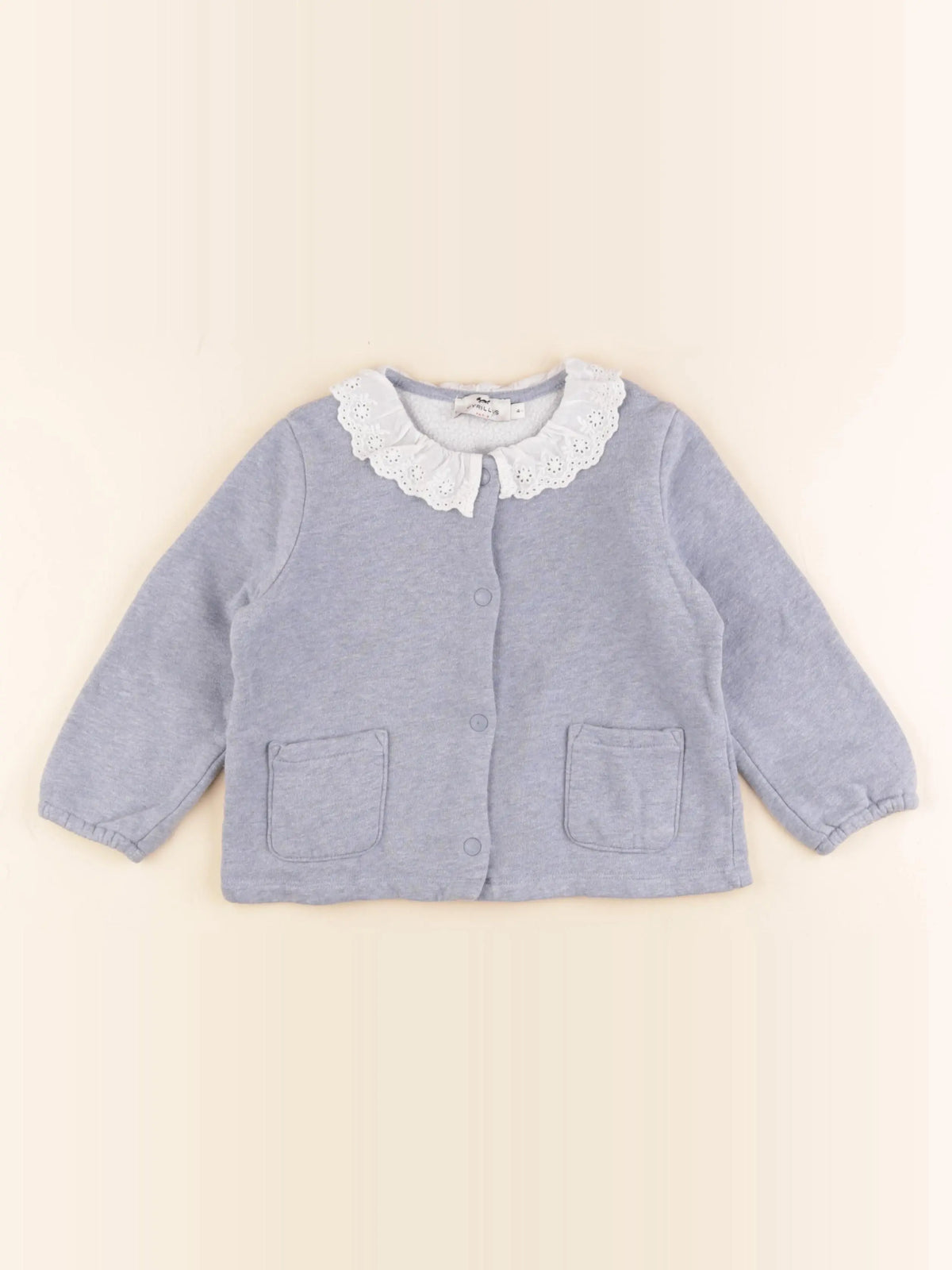Cyrillus - sweat bleu - 4 ans