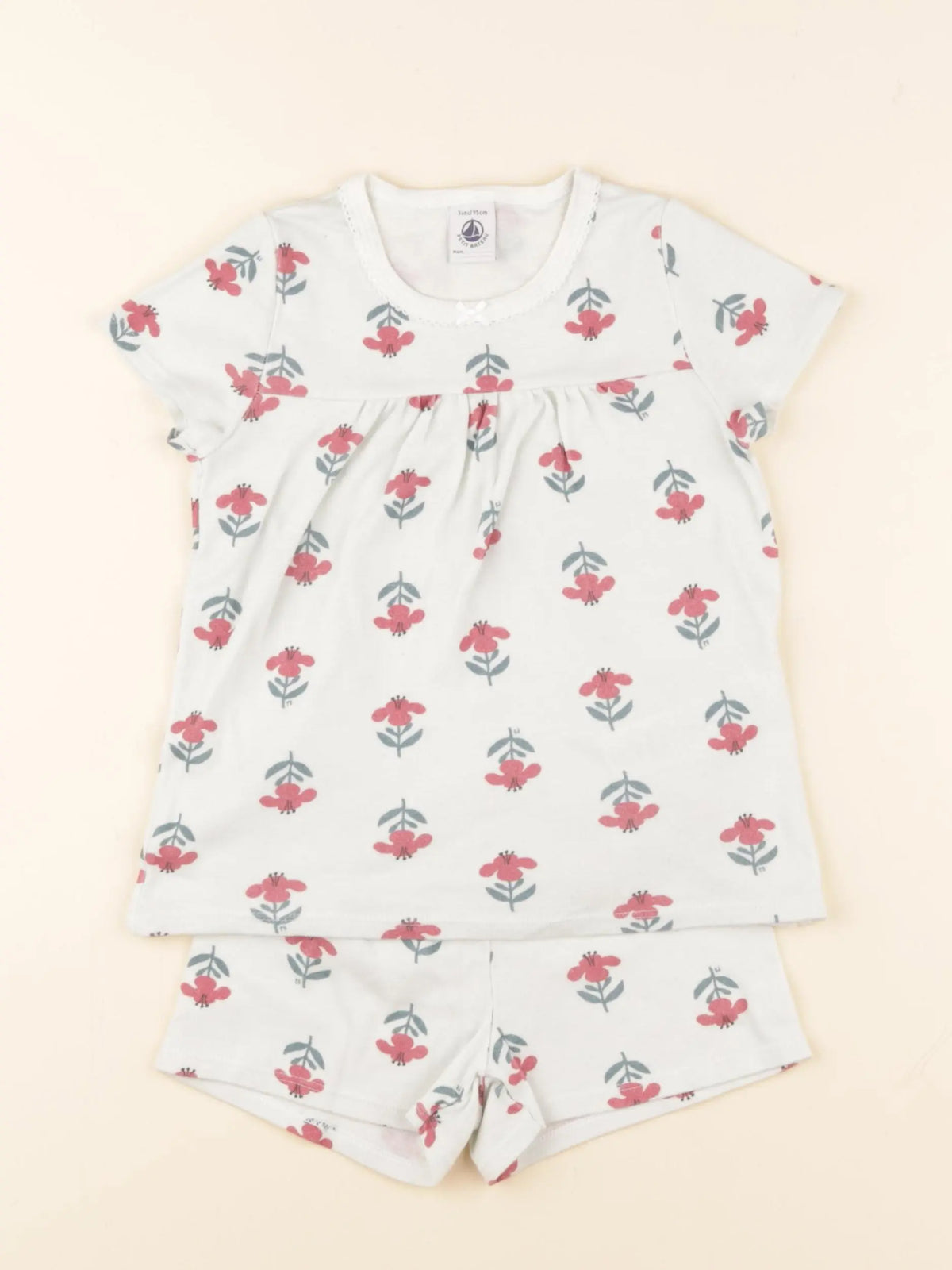 Petit Bateau - pyjama coton multicolore - 3 ans