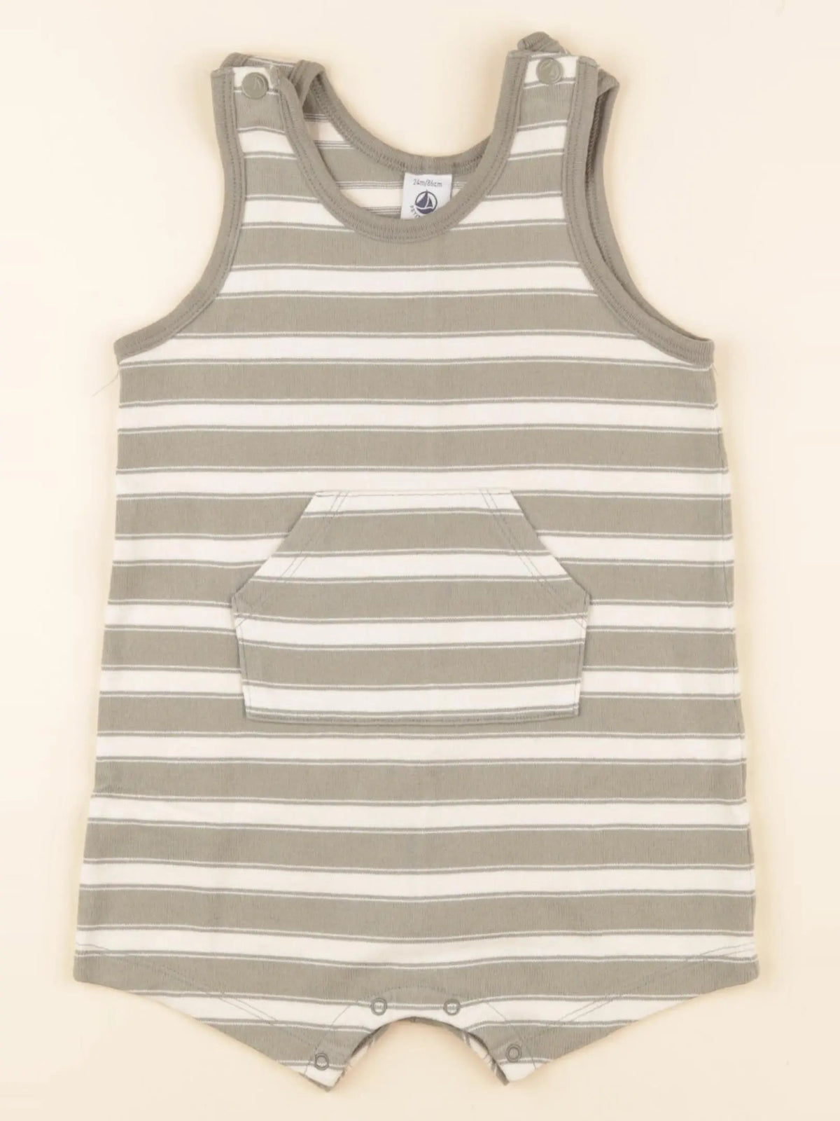Petit Bateau - salopette multicolore - 24 mois