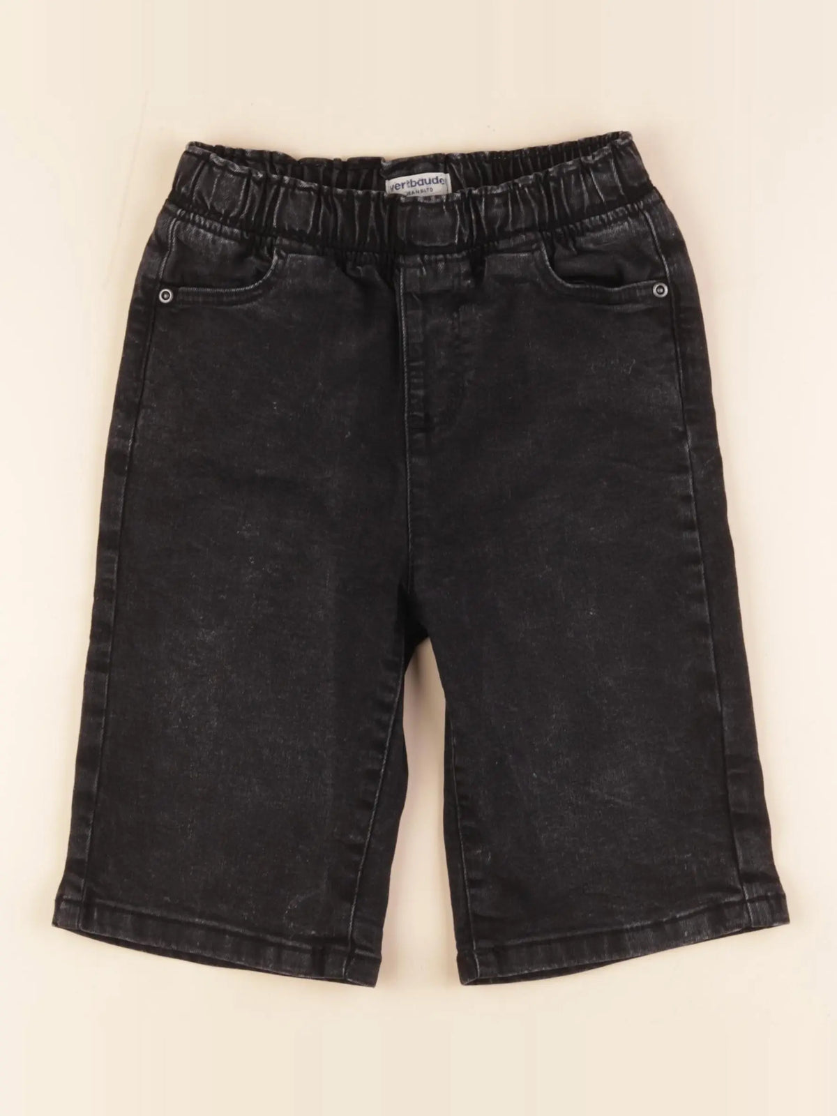 Vertbaudet - short noir - 8 ans