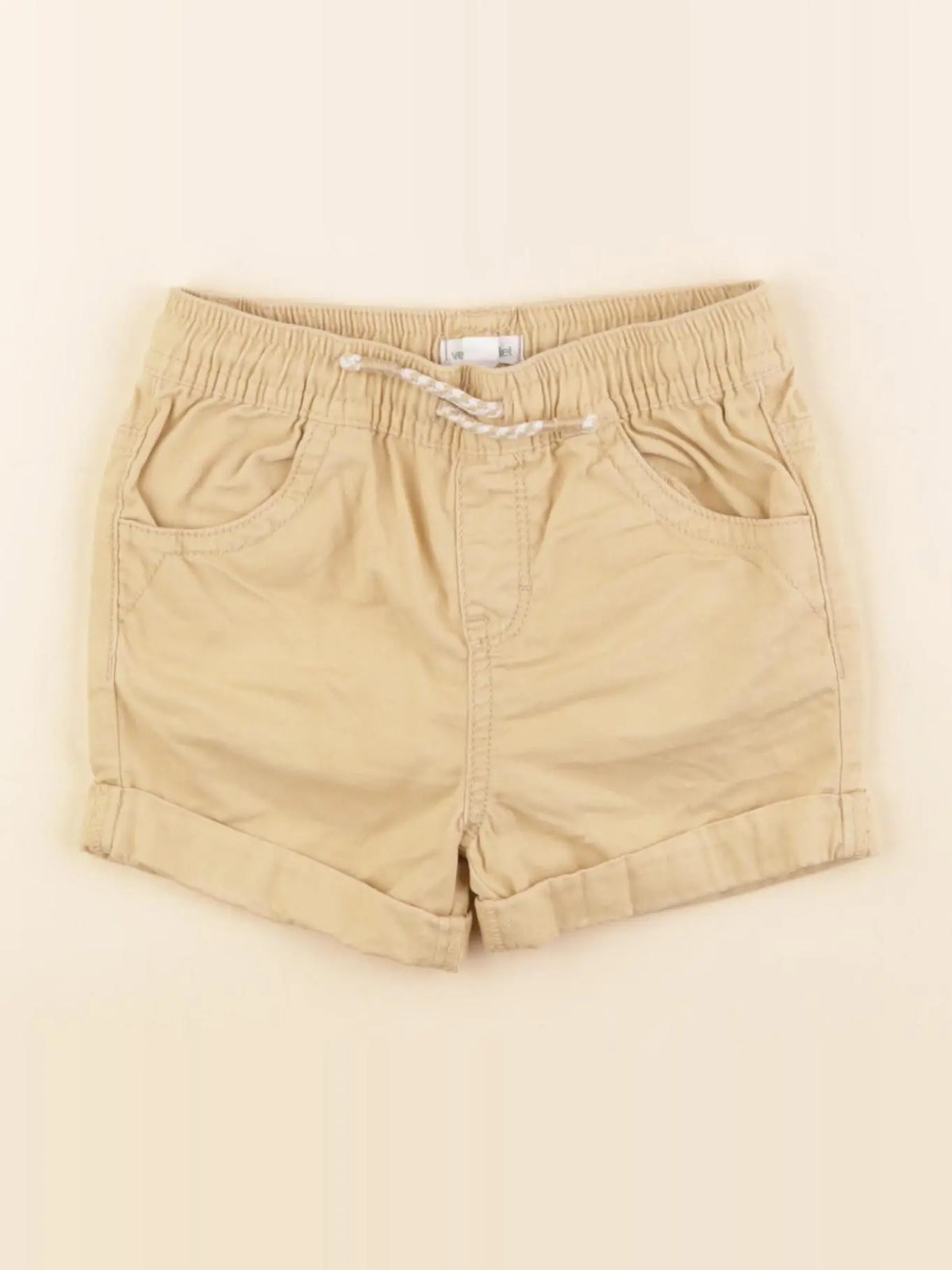Vertbaudet - short jaune - 24 mois