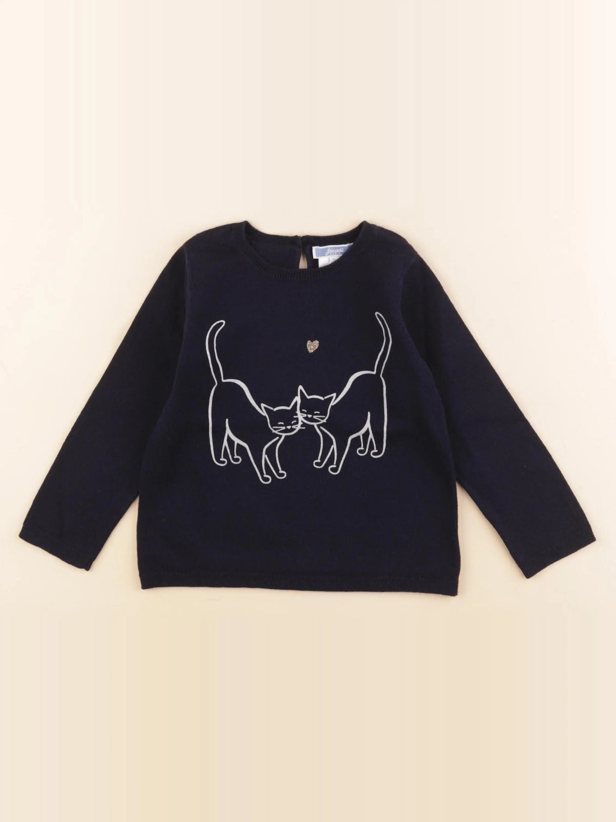 Jacadi - pull bleu - 3 ans