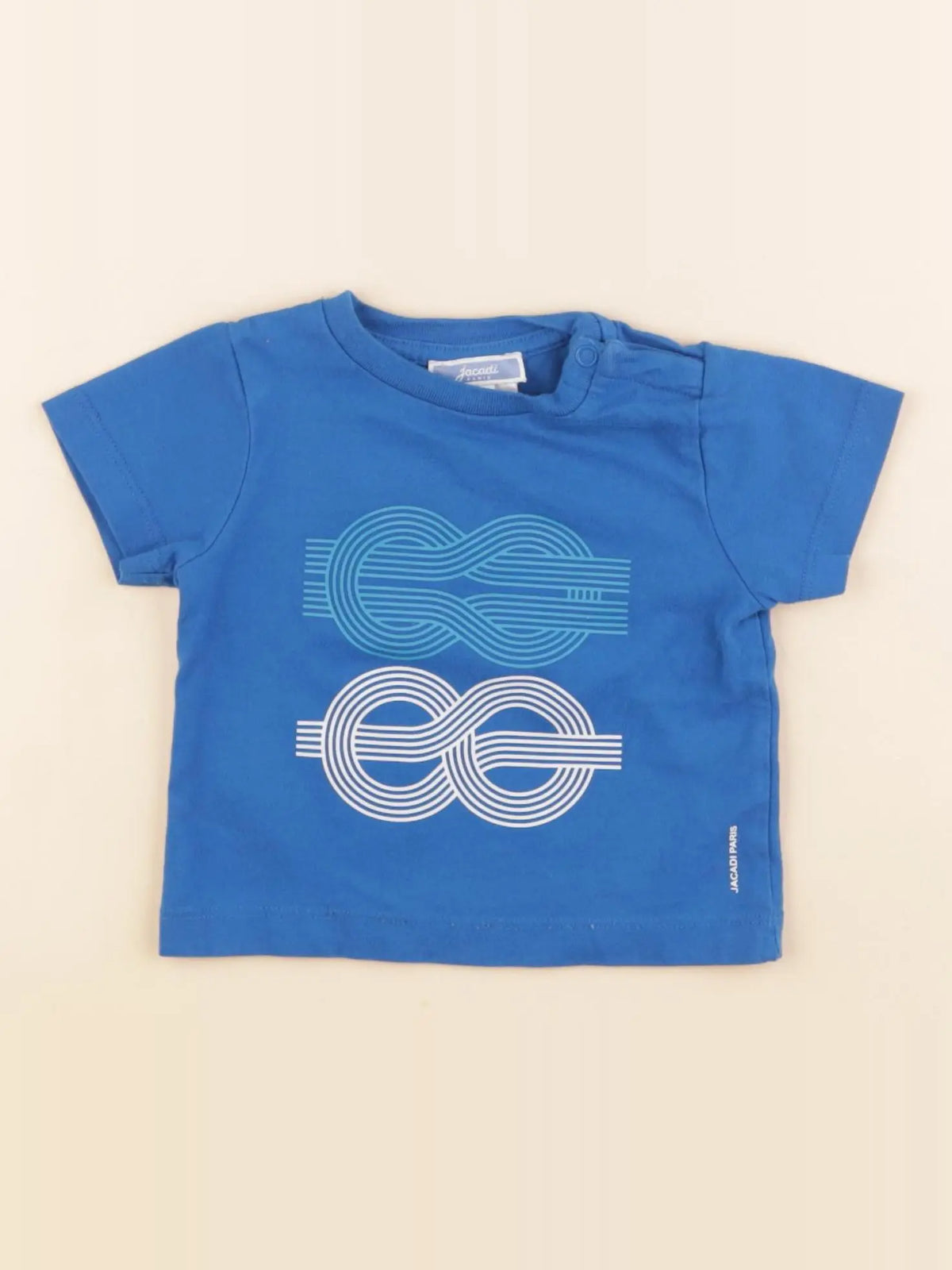 Jacadi - tee-shirt bleu - 6 mois