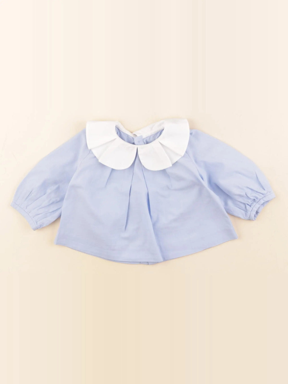 Jacadi - blouse bleu - 6 mois