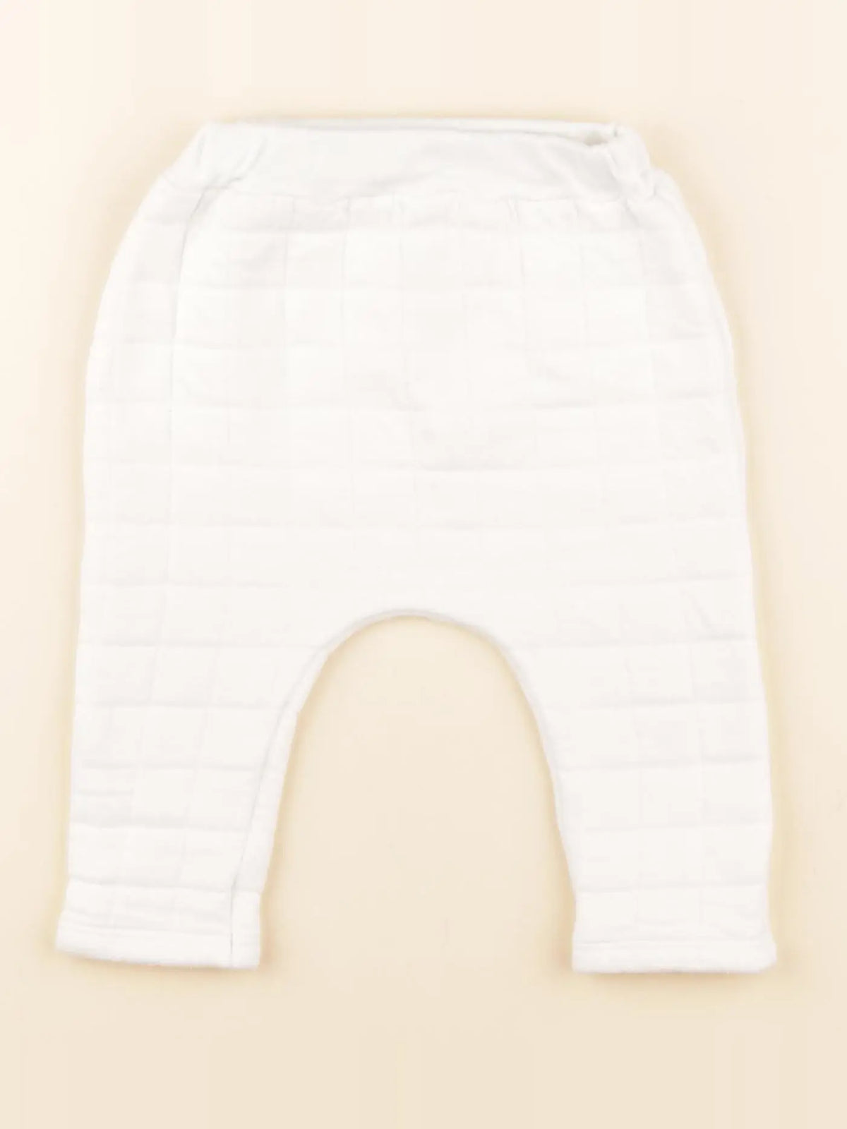 Petit Bateau - legging blanc - 6 mois