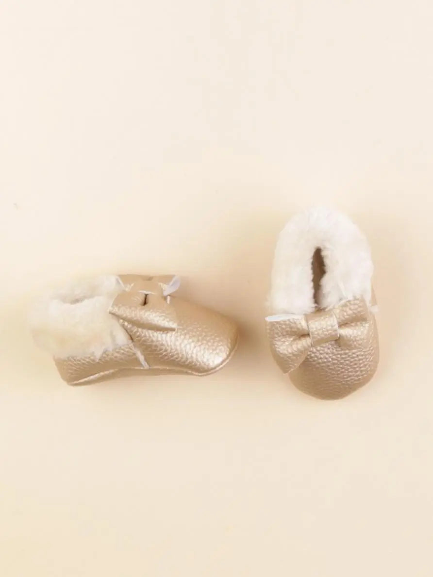 My Baby Factory - chaussons bronze - pointure 16
