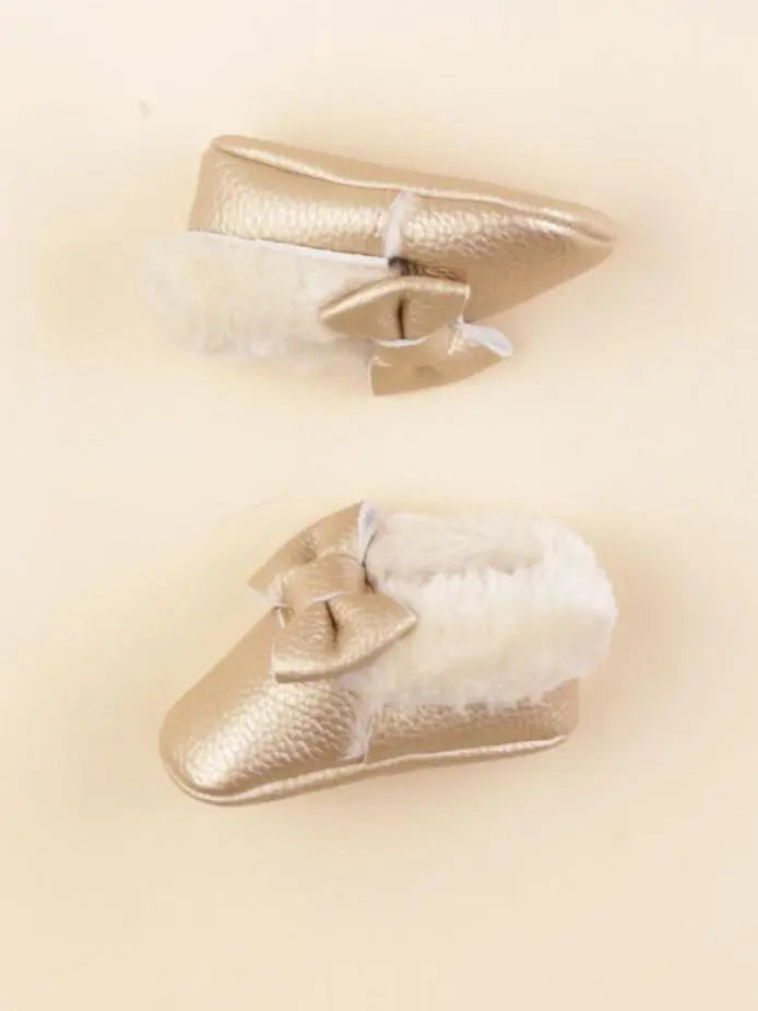My Baby Factory - chaussons bronze - pointure 16