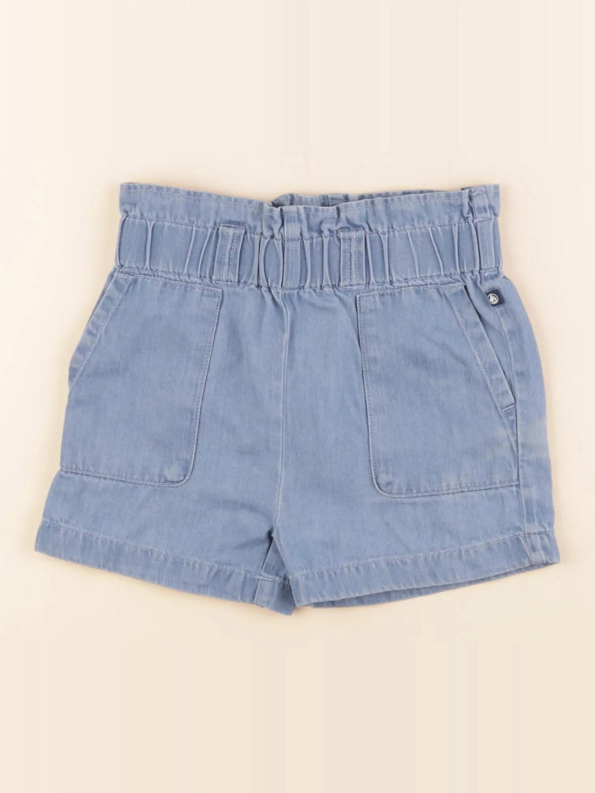Petit Bateau - short bleu - 3 ans