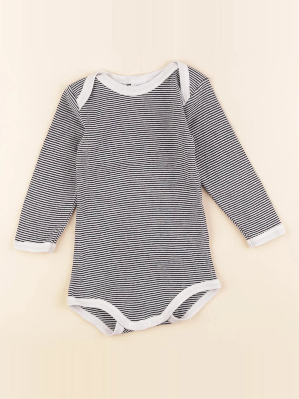 Petit Bateau - body bleu - 12 mois