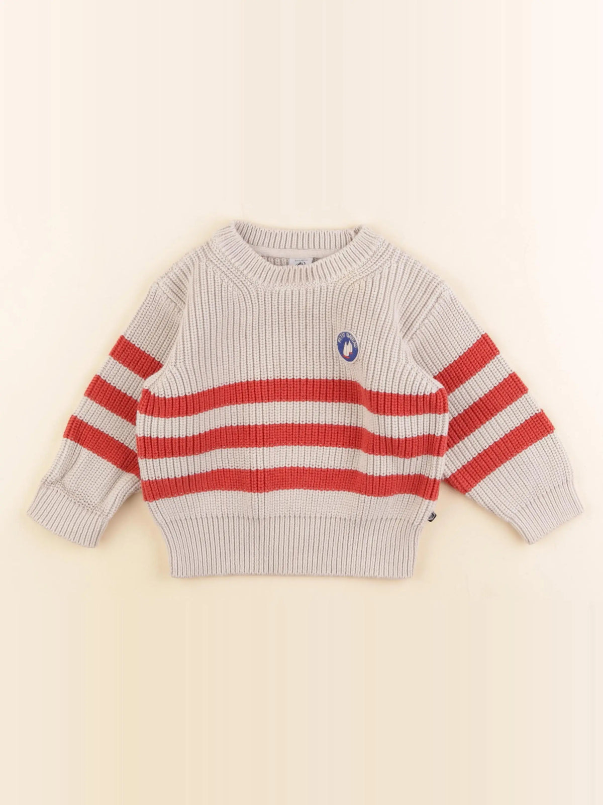 Petit Bateau - pull beige - 3 ans