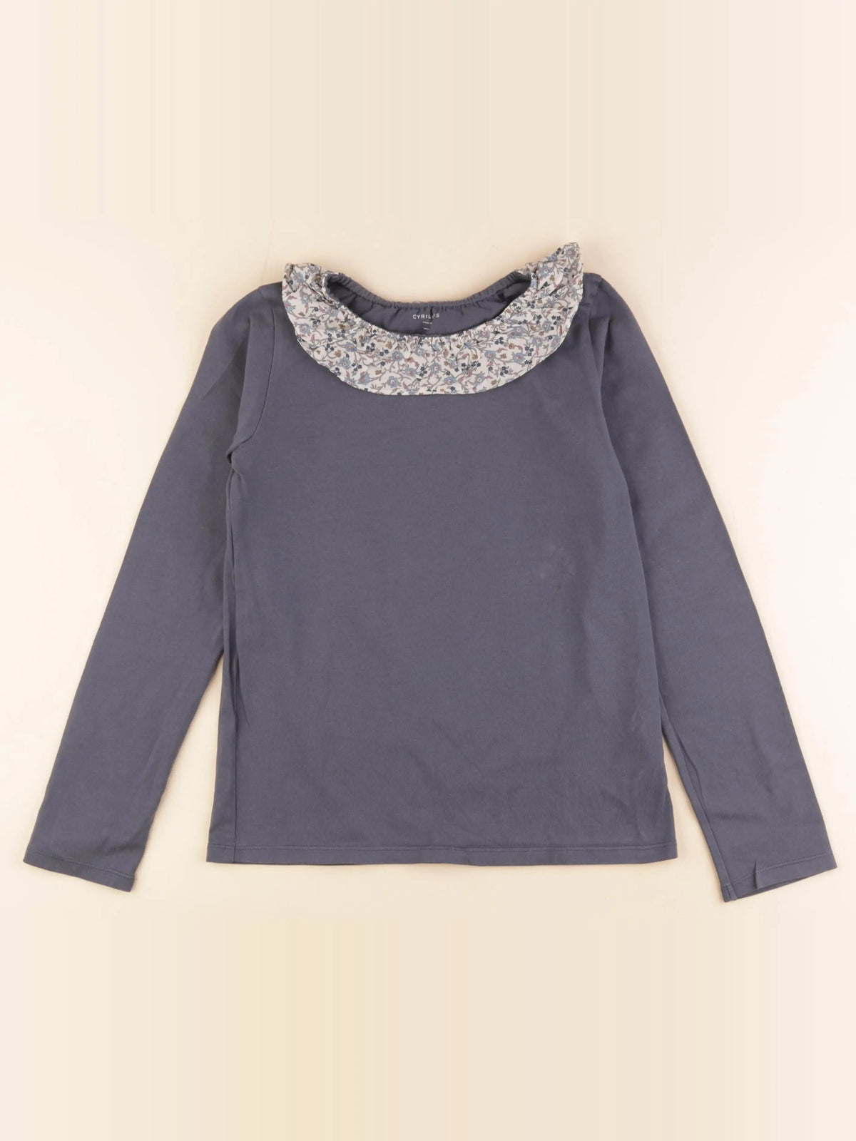Cyrillus - tee-shirt bleu - 12 ans