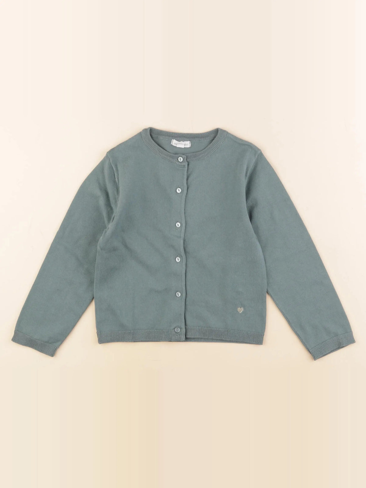 Vertbaudet - gilet vert - 6 ans