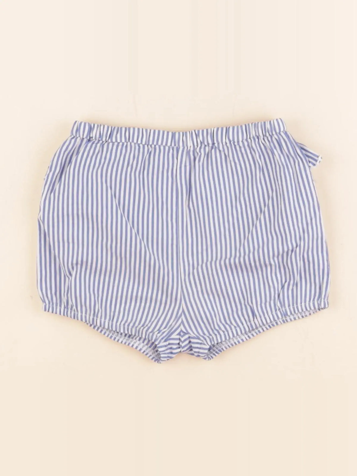 Jacadi - short volants au dos blanc, bleu - 18 mois