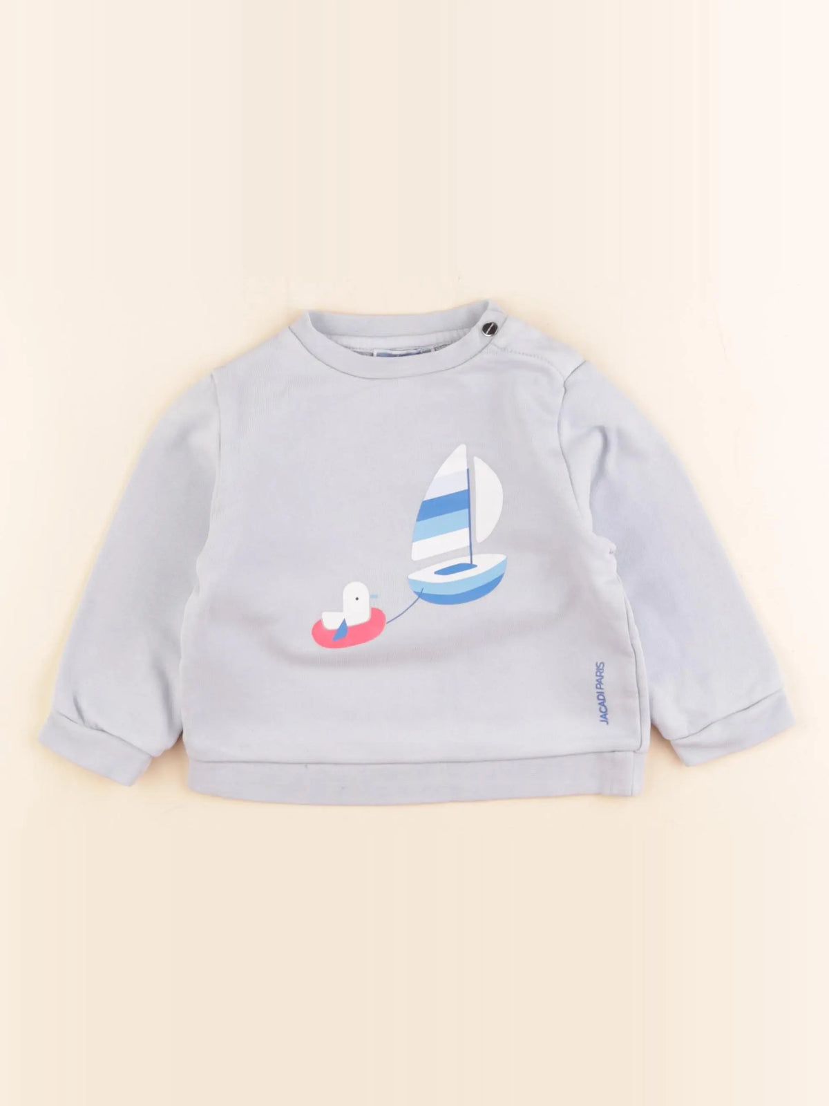 Jacadi - sweat bleu - 18 mois