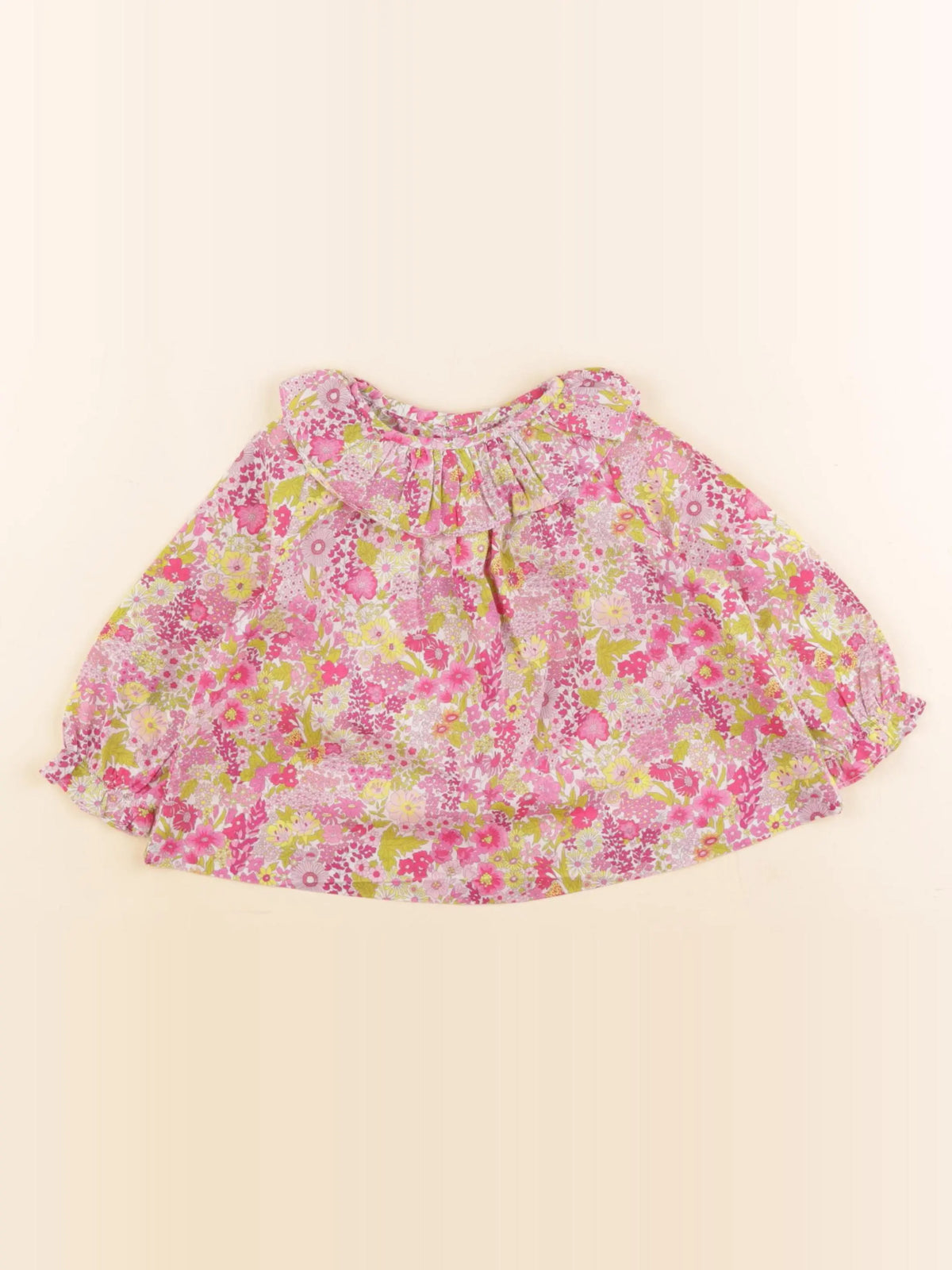 Jacadi - blouse liberty multicolore - 18 mois