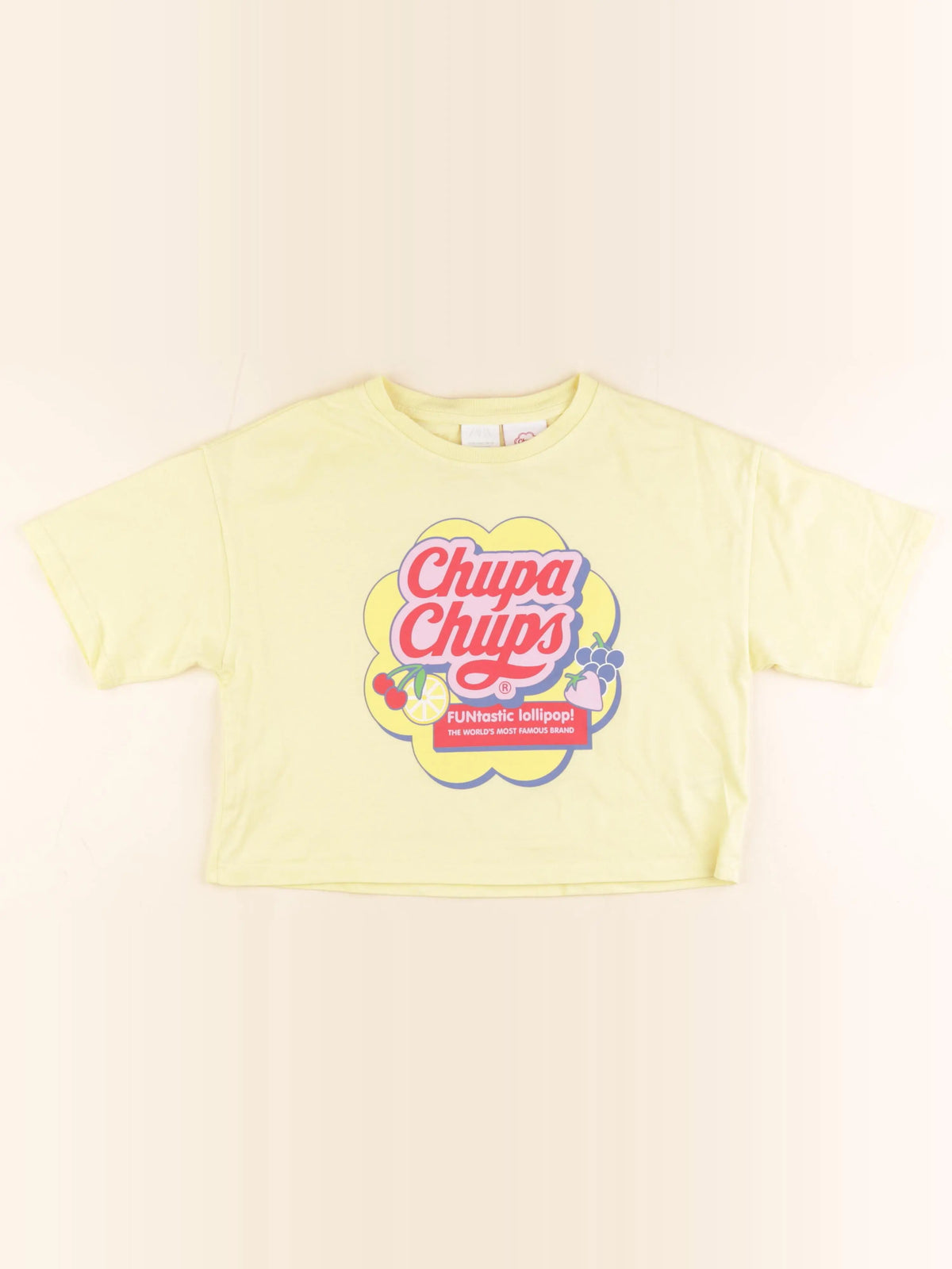 Zara - tee-shirt jaune - 11/12 ans