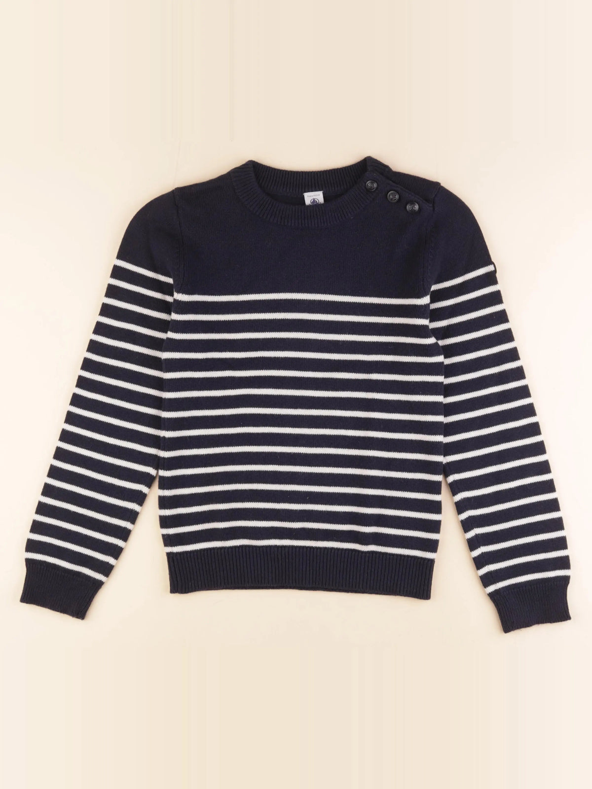 Petit Bateau - pull bleu - 12 ans