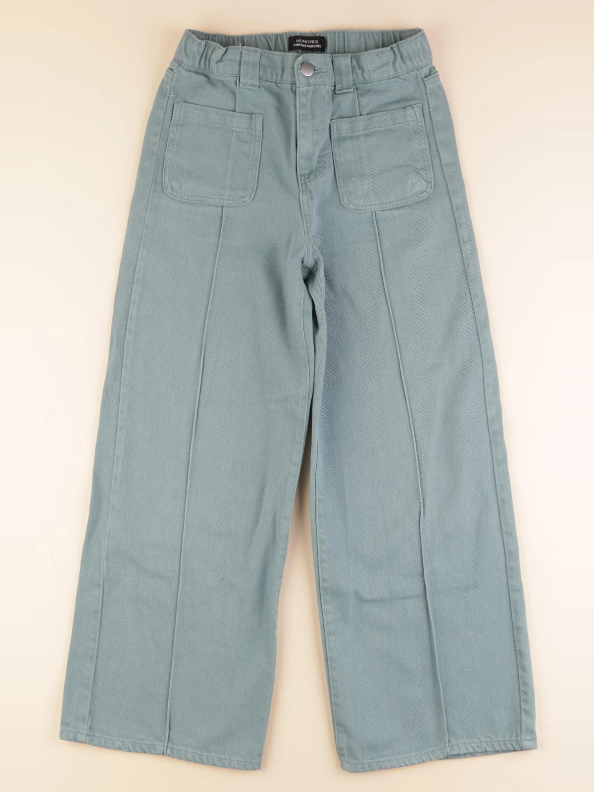 Monoprix - jean vert - 12 ans