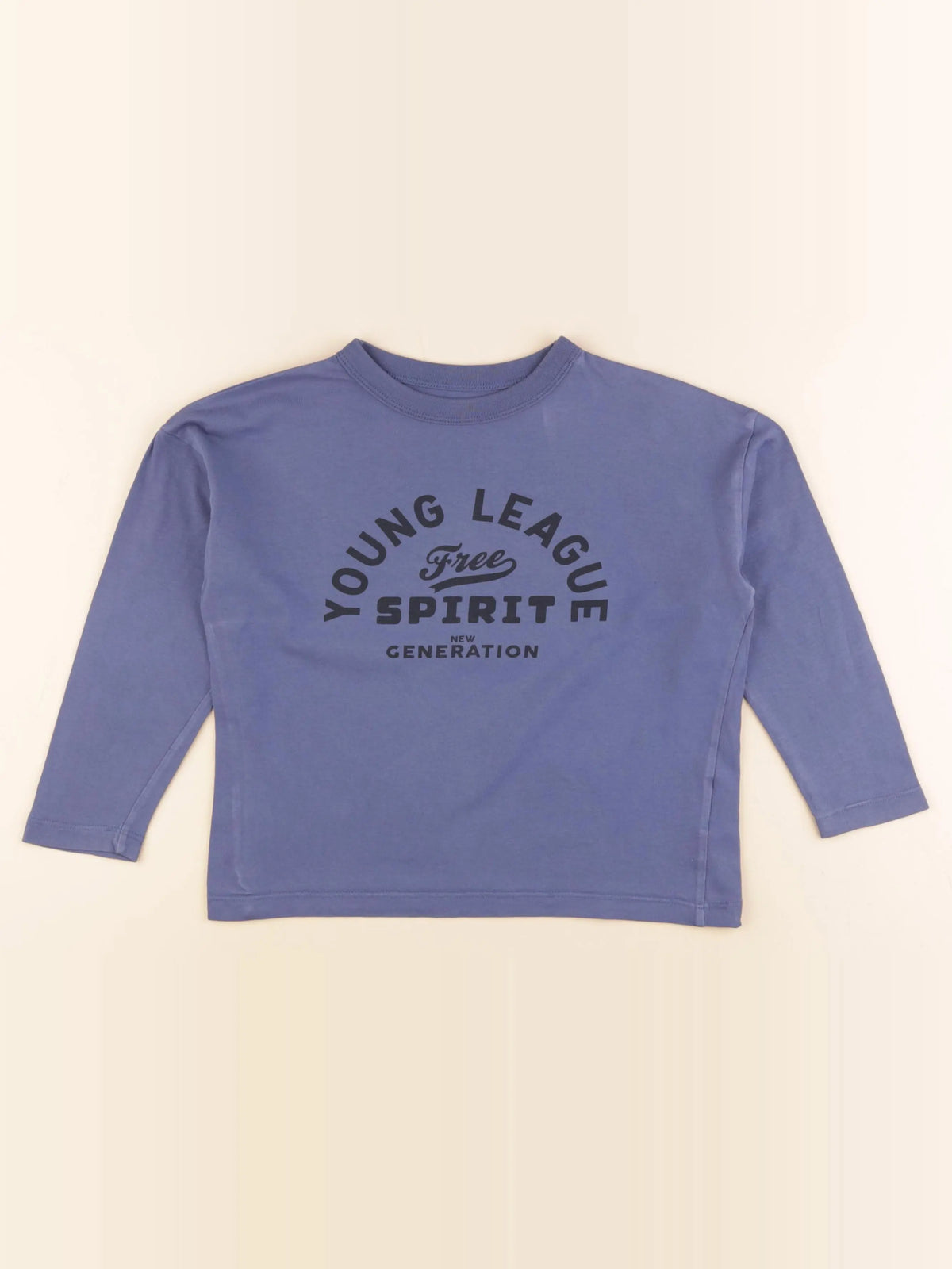 Monoprix - tee-shirt bleu - 5 ans