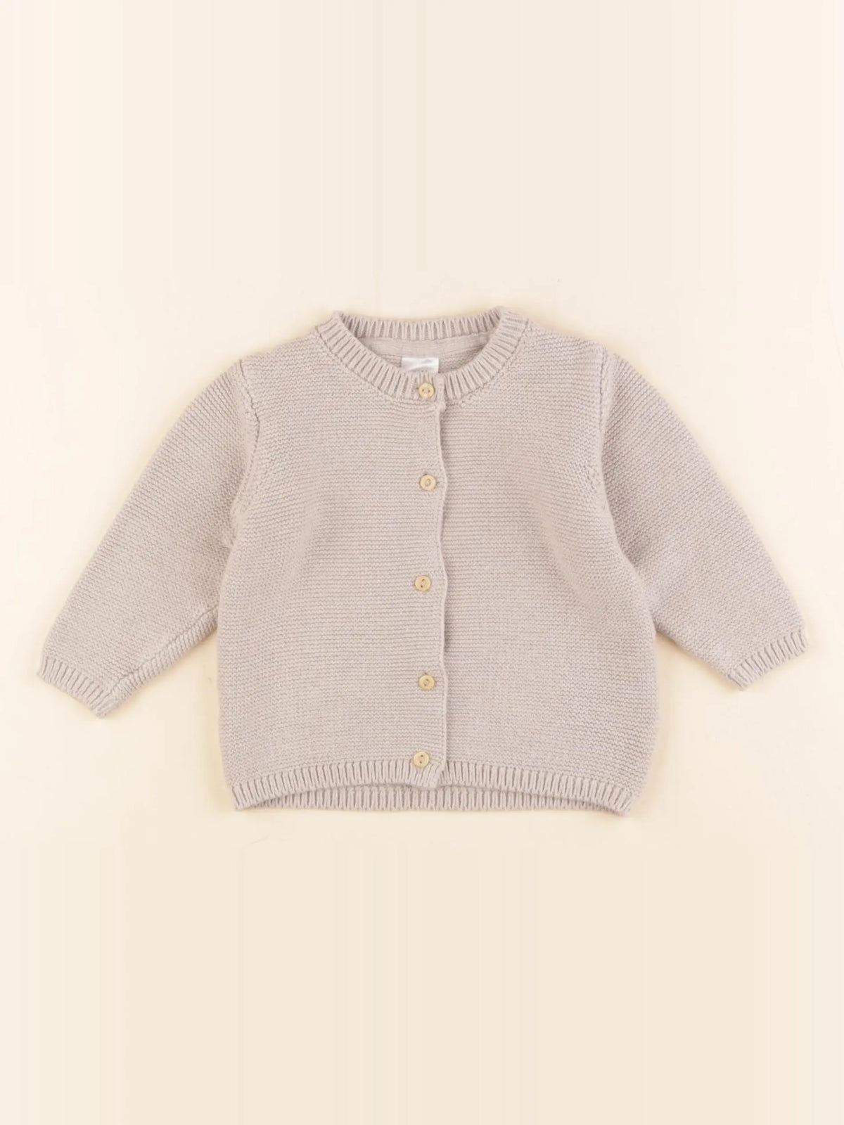 H&M - gilet beige - 4/6 mois