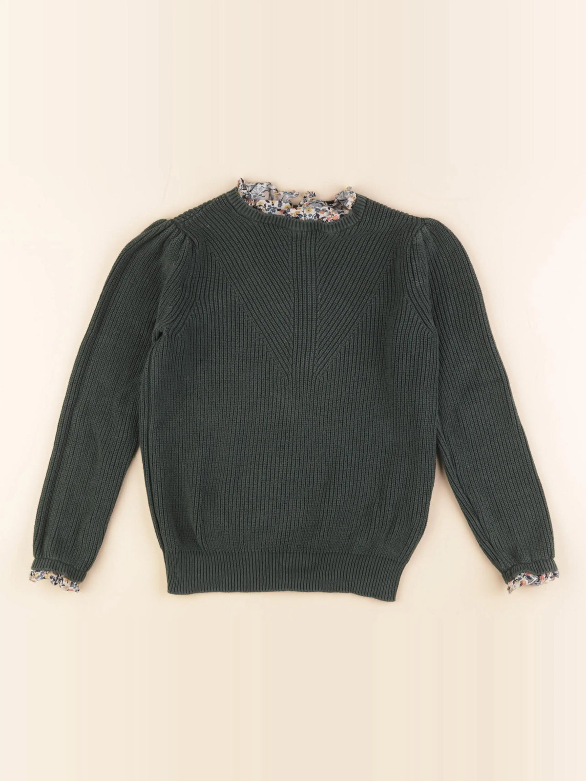 Monoprix - pull vert - 8 ans