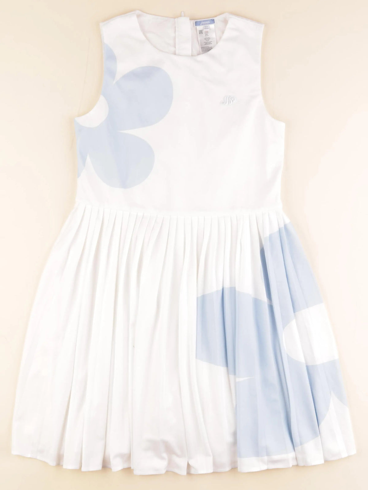 Jacadi - robe blanc, bleu - 12 ans