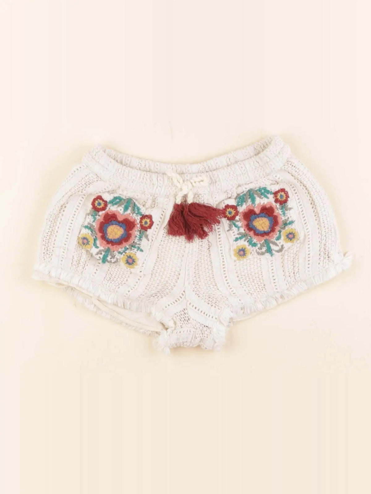 Zara - short beige - 9/12 mois