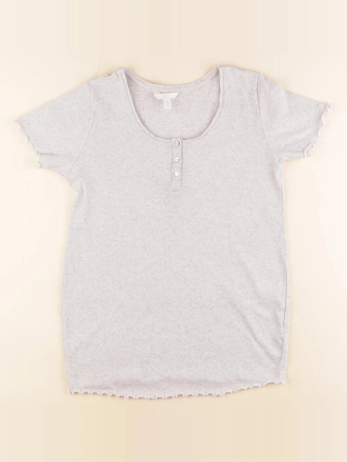 H&M - tee-shirt grossesse, allaitement gris - l