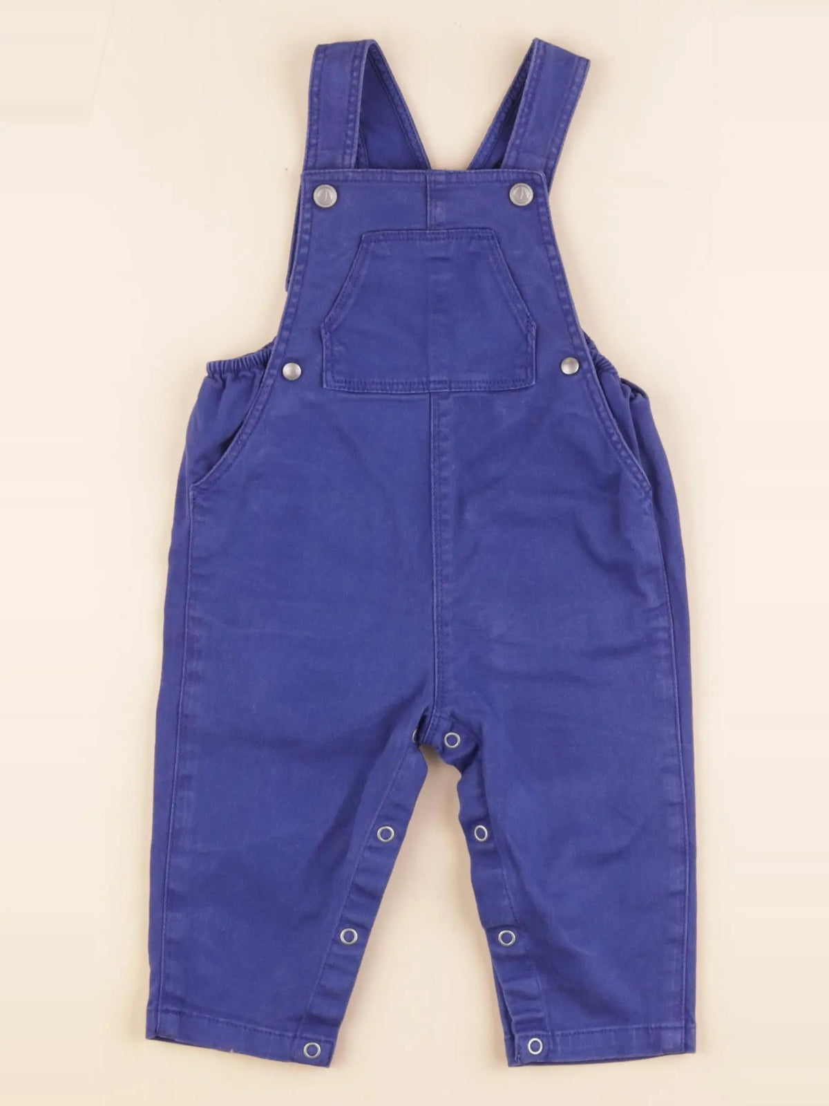 Petit Bateau - salopette bleu - 6 mois