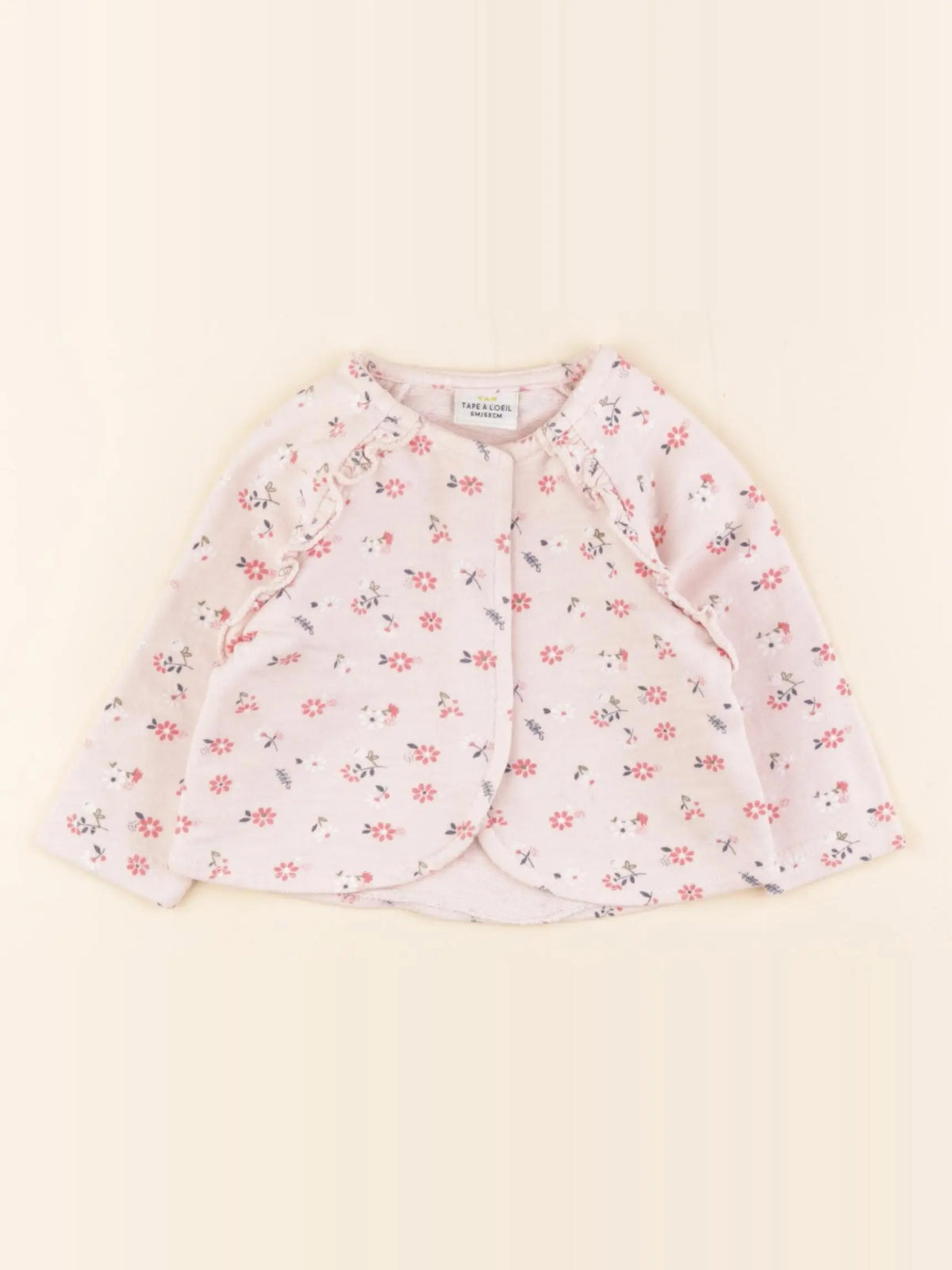 Tape à l'oeil - sweat rose - 6 mois