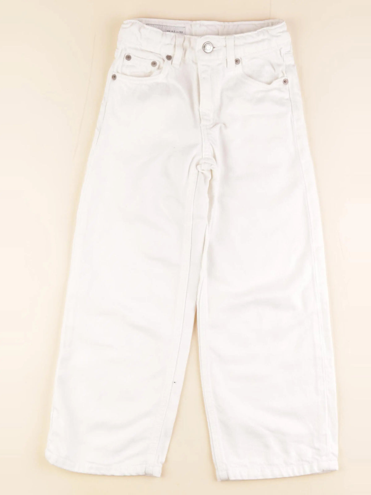 Zara - jean blanc - 6/7 ans