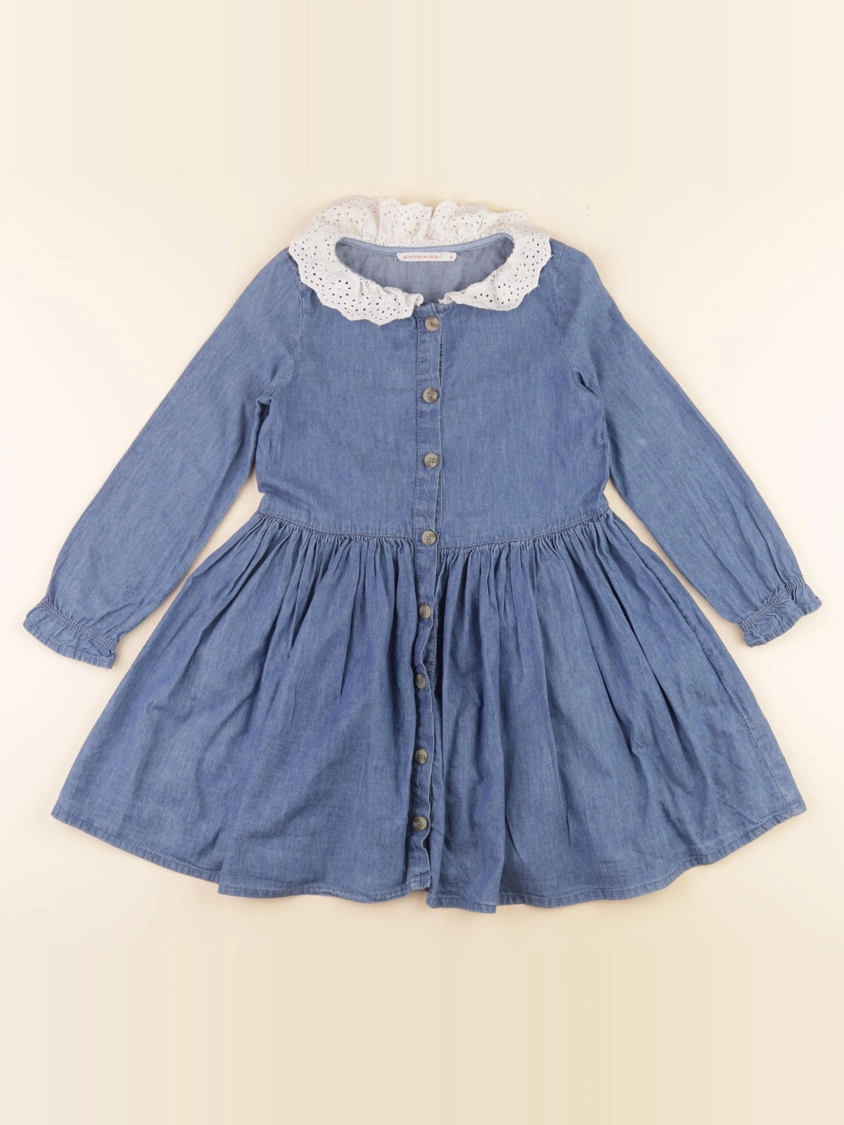 Monoprix - robe bleu - 6 ans