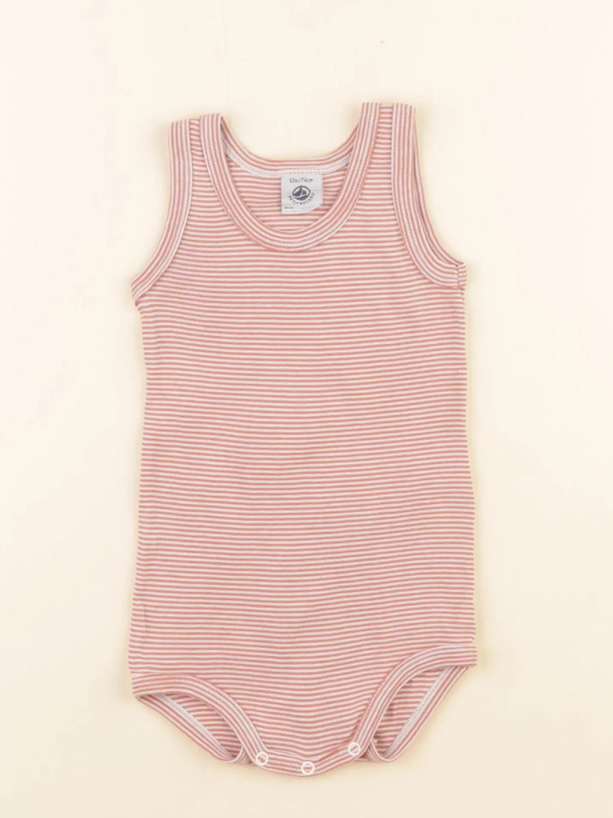 Petit Bateau - body multicolore - 12 mois