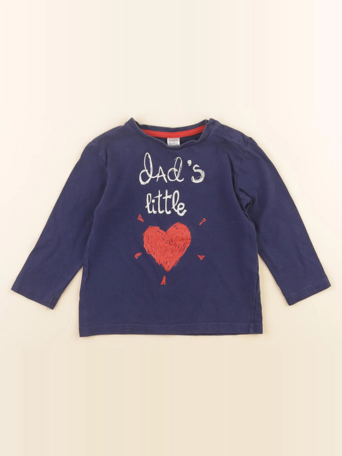 Zara - tee-shirt bleu - 12/18 mois